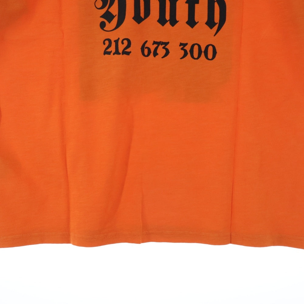 SUPREME(シュプリーム) 25AW Dash Snow S/S Top ダッシュスノー クルーネック半袖Tシャツ カットソー オレンジ