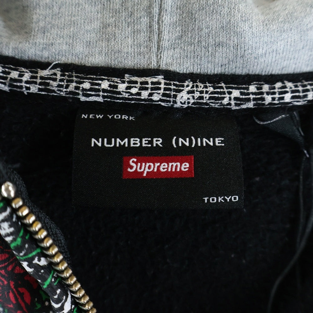 SUPREME(シュプリーム) 25AW ×NUMBER (N)INE Patchwork Zip Up Hooded Sweatshirt ナンバーナイン パッチワーク ジップアップフーデッドスウェットシャツ パーカー マルチカラー
