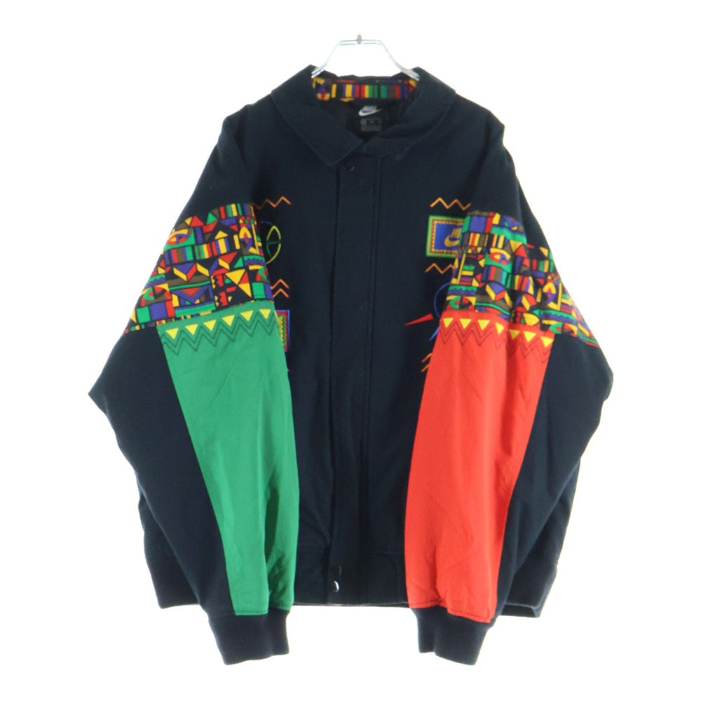 NIKE(ナイキ) REISSUE WOVEN JACKET リイシュー ウーブン ジップアップ ボンバージャケット ブラック CU4213-010