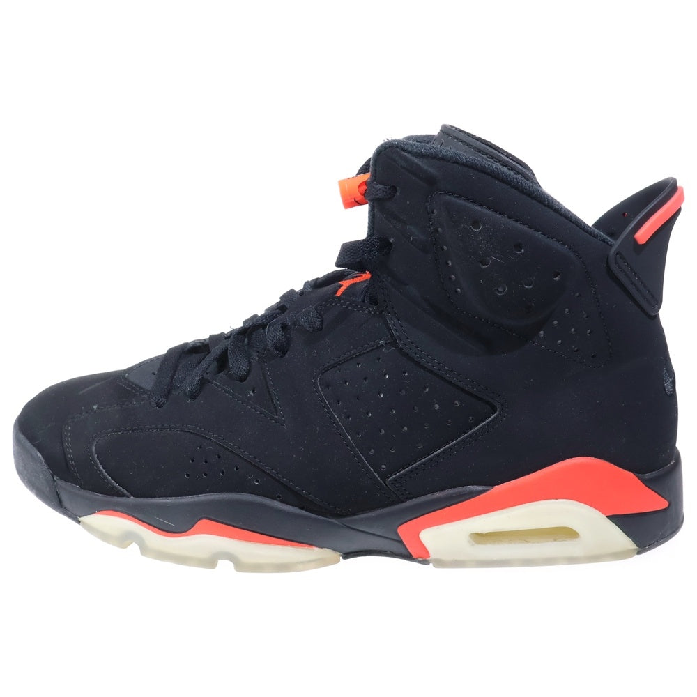 NIKE(ナイキ) AIR JORDAN 6 RETRO OG BLACK INFRARED エアジョーダン 6 インフラレッド ハイカットスニーカー ブラック/レッド US11/29cm 384664-060
