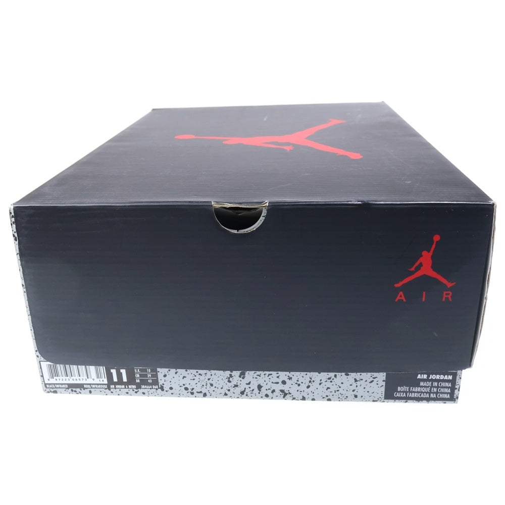 NIKE(ナイキ) AIR JORDAN 6 RETRO OG BLACK INFRARED エアジョーダン 6 インフラレッド ハイカットスニーカー ブラック/レッド US11/29cm 384664-060