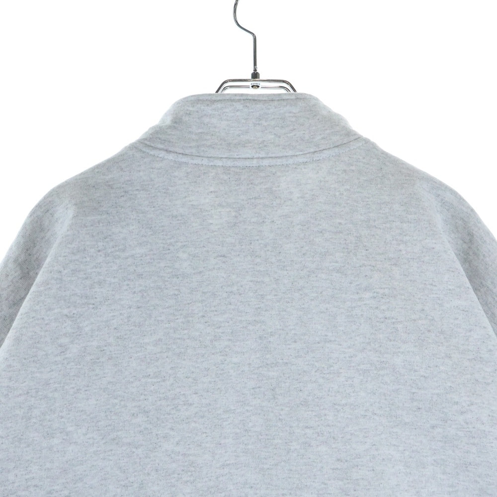SUPREME(シュプリーム) 24AW Collegiate Half Zip Pullover カレッジエイト ハーフ ジップ プルオーバー スウェットトレーナー グレー