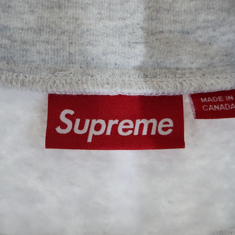SUPREME(シュプリーム) 24AW Collegiate Half Zip Pullover カレッジエイト ハーフ ジップ プルオーバー スウェットトレーナー グレー