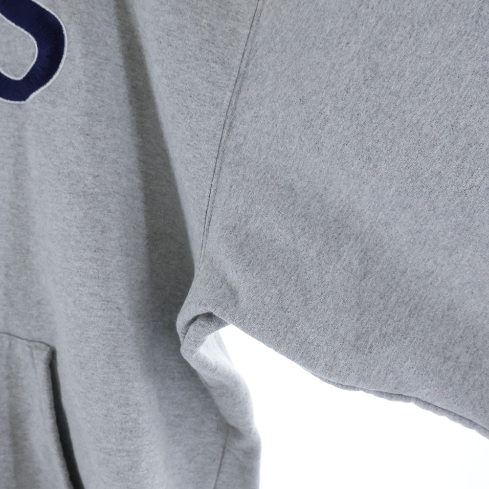 SUPREME(シュプリーム) 22AW S Logo Hooded Sweatshirt エンブロイダリーロゴ フーデットスウェットシャツ プルオーバーパーカー トレーナー グレー