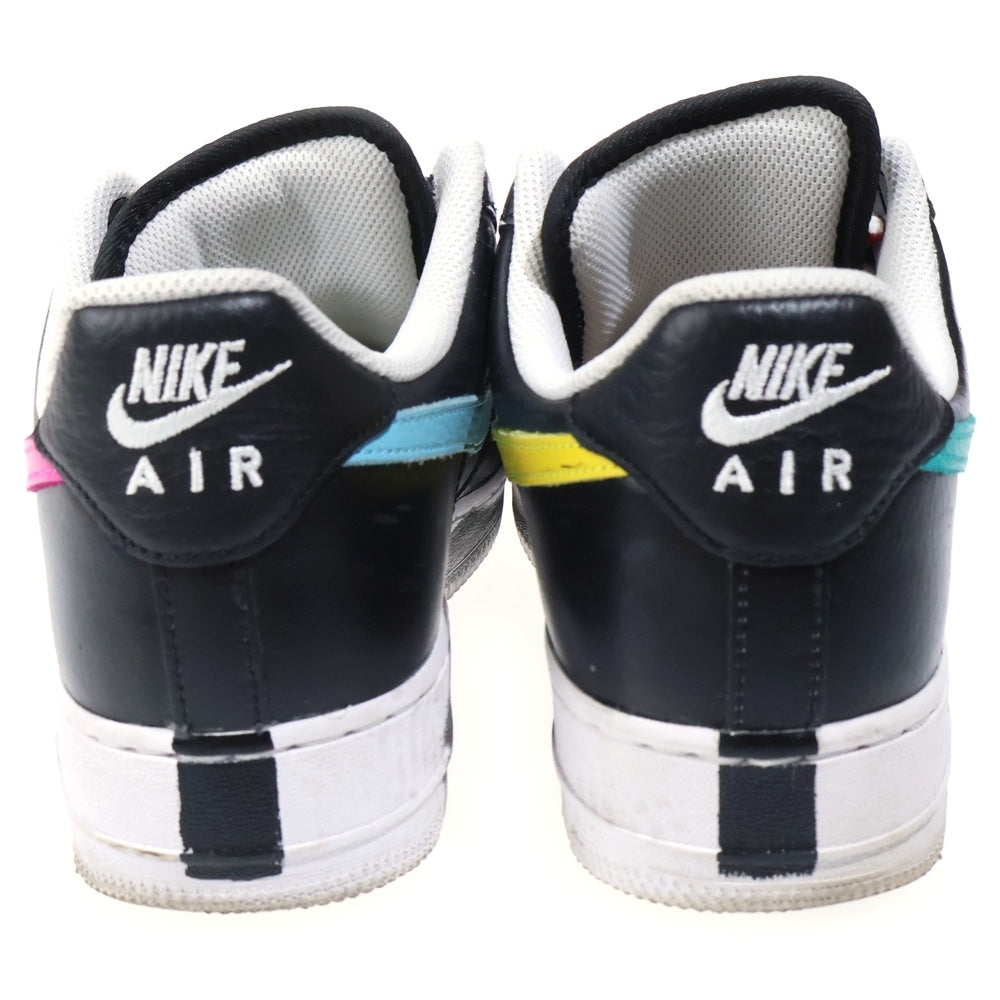 NIKE(ナイキ) ×PEACEMINUSONE AIR FORCE 1 07 ピースマイナスワン エアフォース1 レザーローカットスニーカー US9/27cm ブラック AQ3692‐004