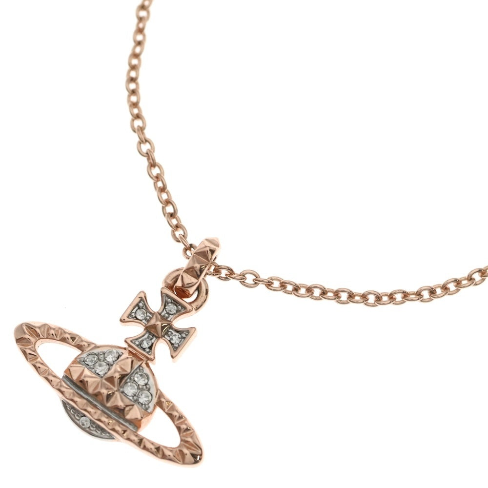 Vivienne Westwood(ヴィヴィアンウエストウッド) MAYFAIR BAS RELIEF メイフェアーバスレリーフ オーブ ネックレス ペンダント ピンクゴールド レディース