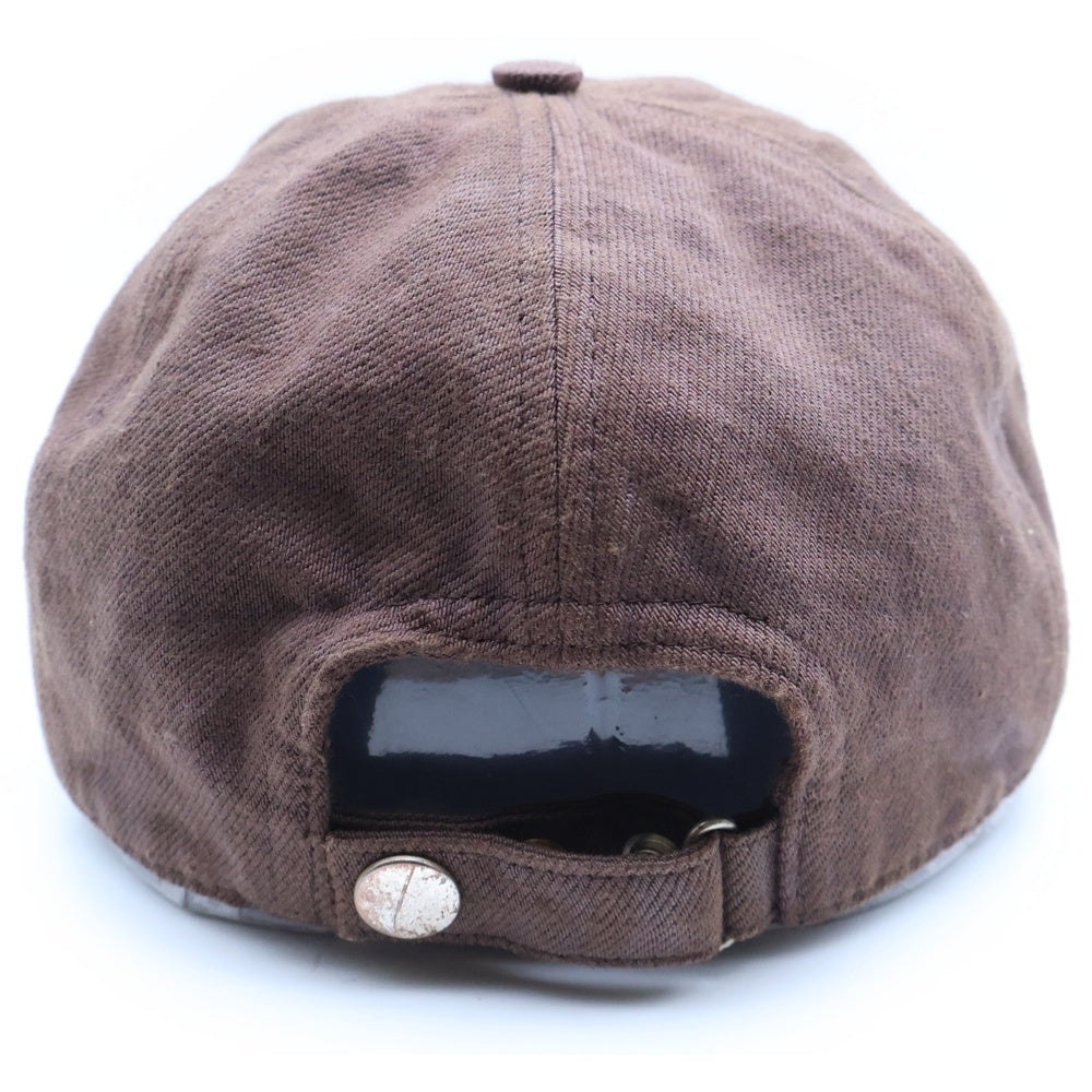 JIL SANDER(ジルサンダー) コットン 6パネル キャップ 帽子 ブラウン JSMU590349