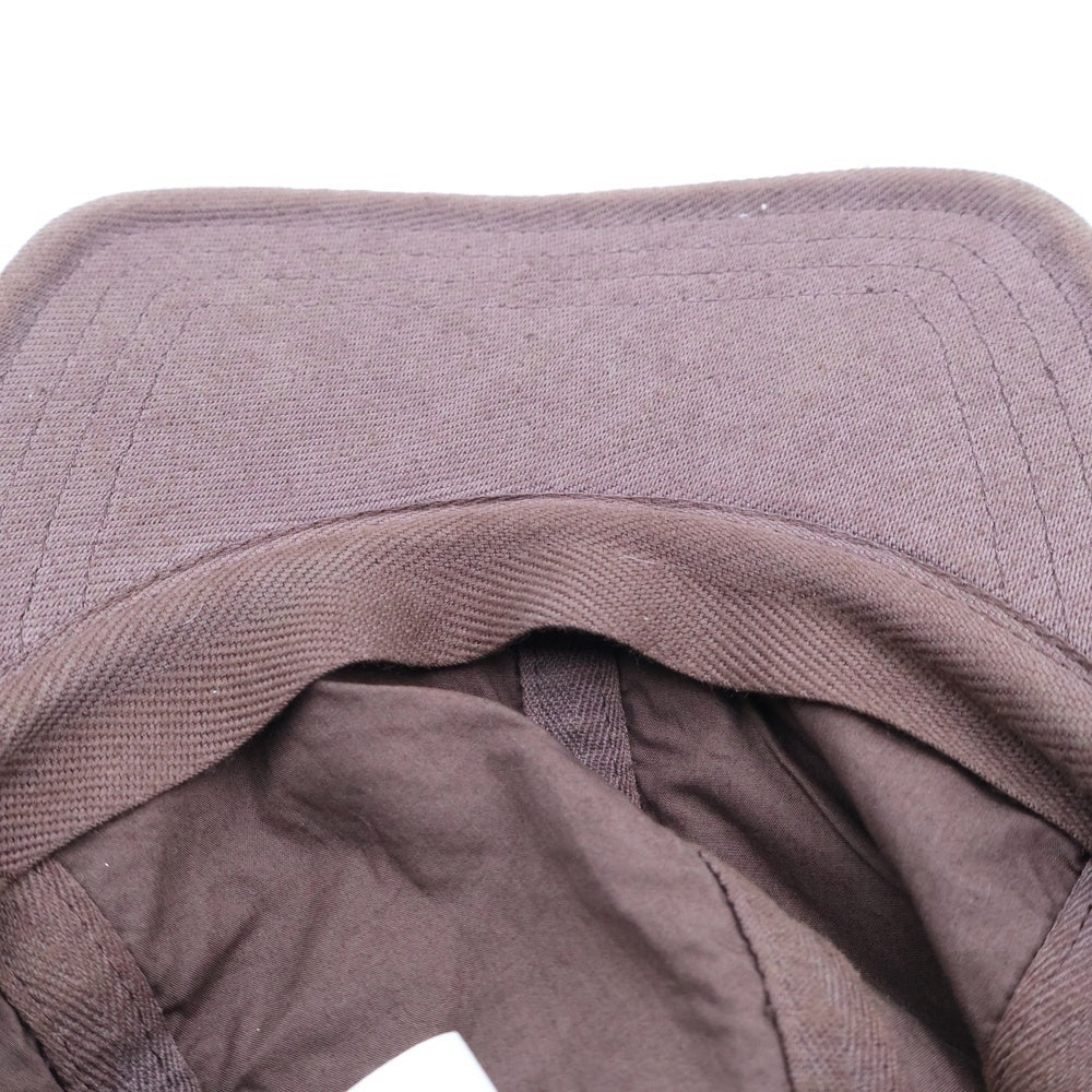 JIL SANDER(ジルサンダー) コットン 6パネル キャップ 帽子 ブラウン JSMU590349