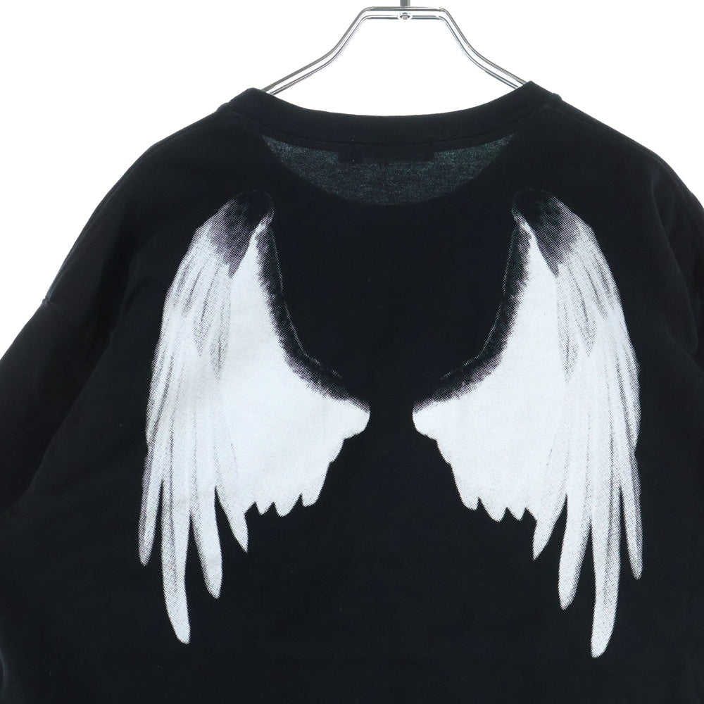 UNDERCOVER(アンダーカバー) 25AW WING T-SHIRT ウィングプリント 半袖Tシャツ カットソー ブラック/ホワイト UC2E2803