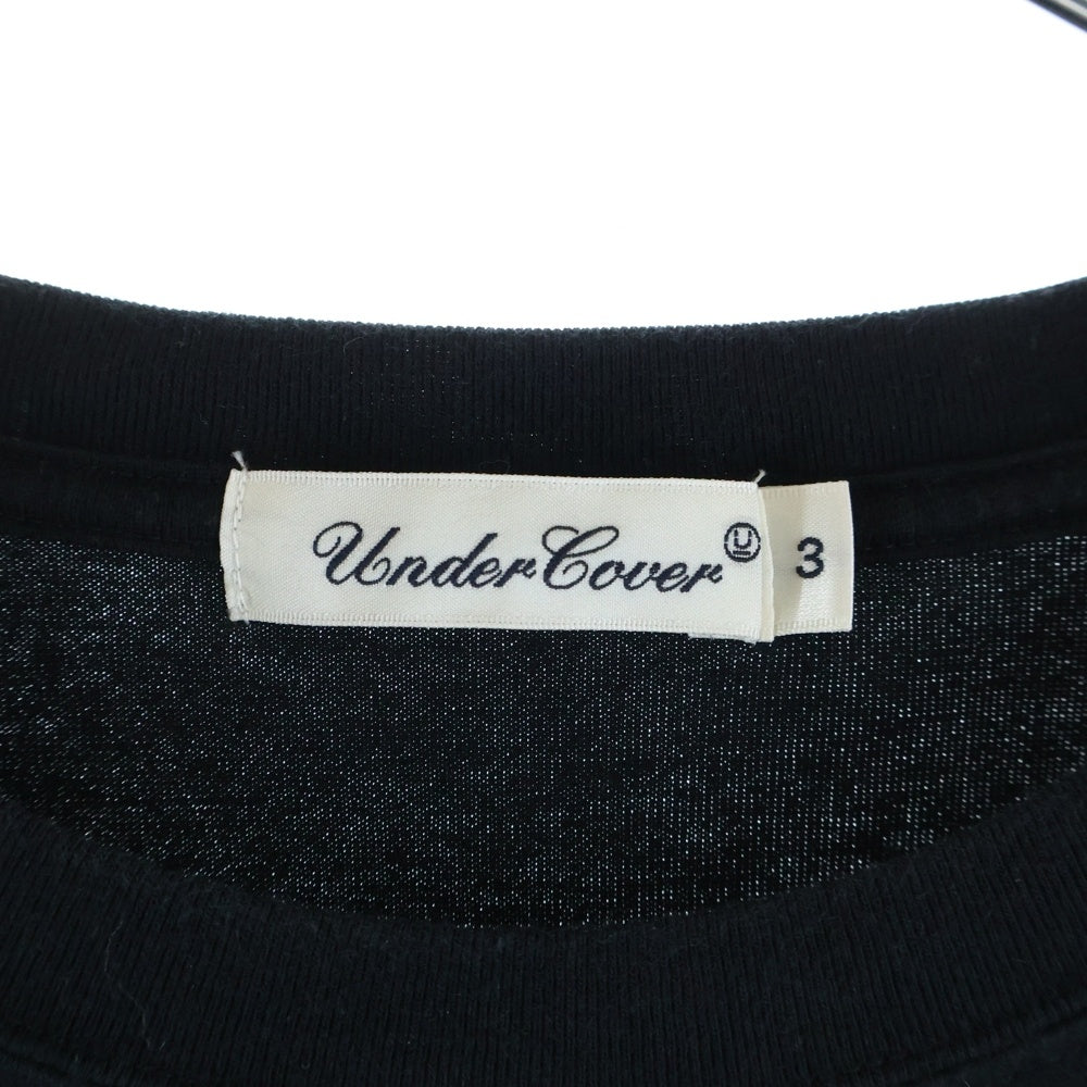 UNDERCOVER(アンダーカバー) 25AW WING T-SHIRT ウィングプリント 半袖Tシャツ カットソー ブラック/ホワイト UC2E2803