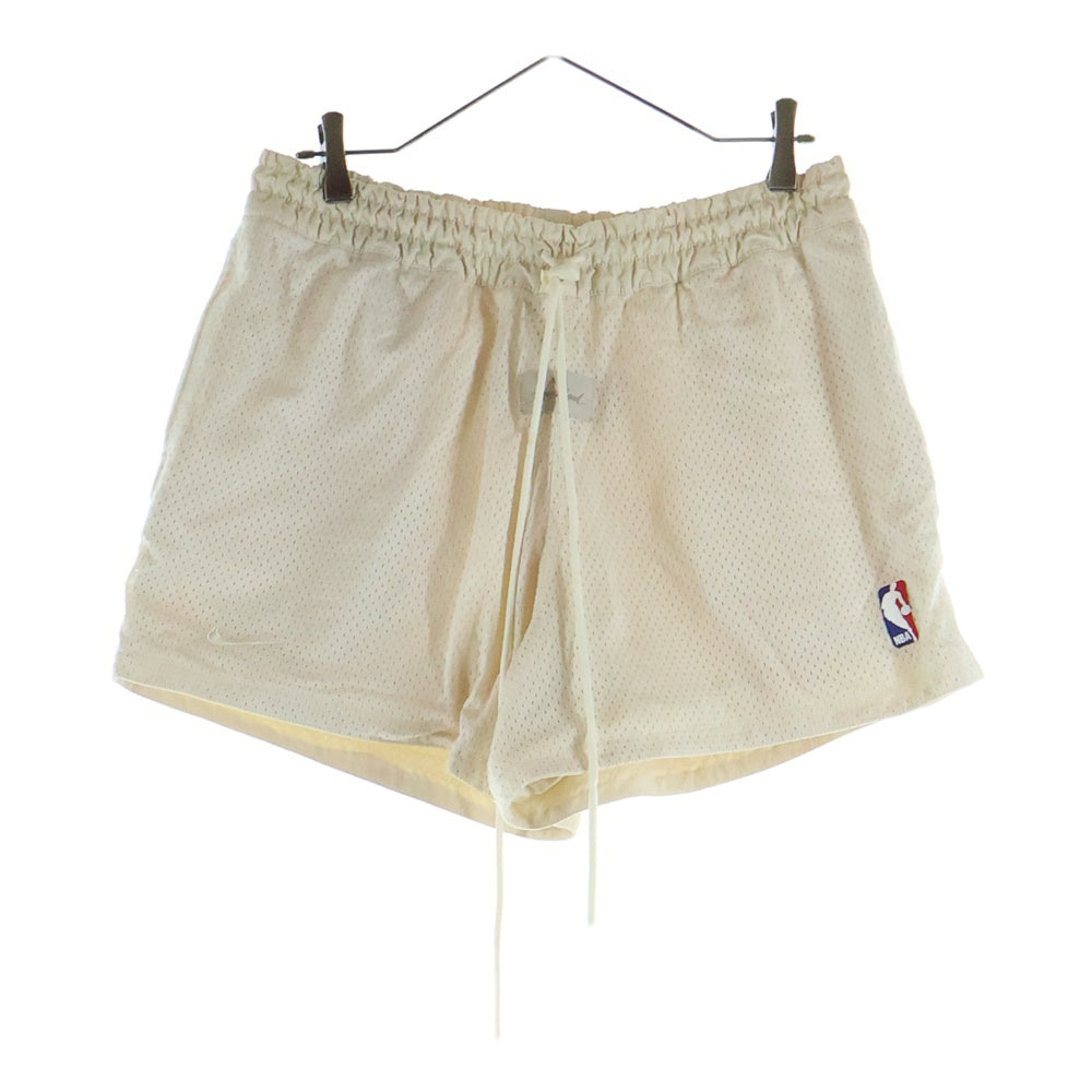 NIKE(ナイキ) ×FEAR OF GOD ×NBA NRG W BASKETBALLS SHORT フィアーオブゴット エヌビーエー メッシュバスケットハーフパンツ ショーツ ベージュ CU4690-271