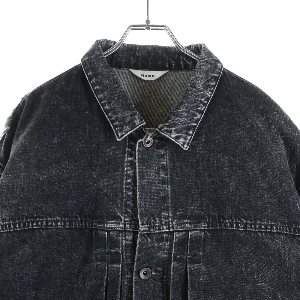 Name.(ネーム) 23AW ARP REMAKE 1ST DENIM JACKET デニムジャケット ブラック NMJK-001