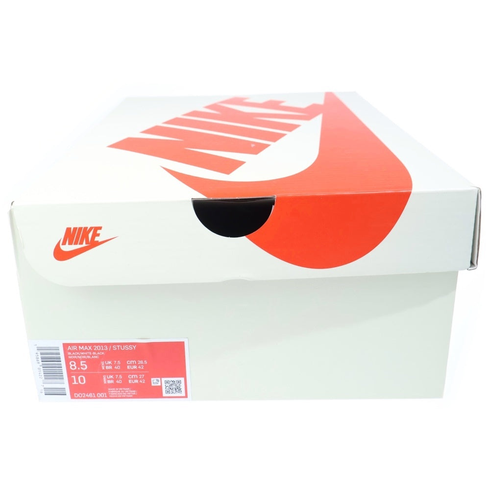 NIKE(ナイキ) ×STUSSY AIR MAX 2013 ストゥーシー エアマックス ローカットスニーカー ブラック US8.5/26.5cm DO2461-001