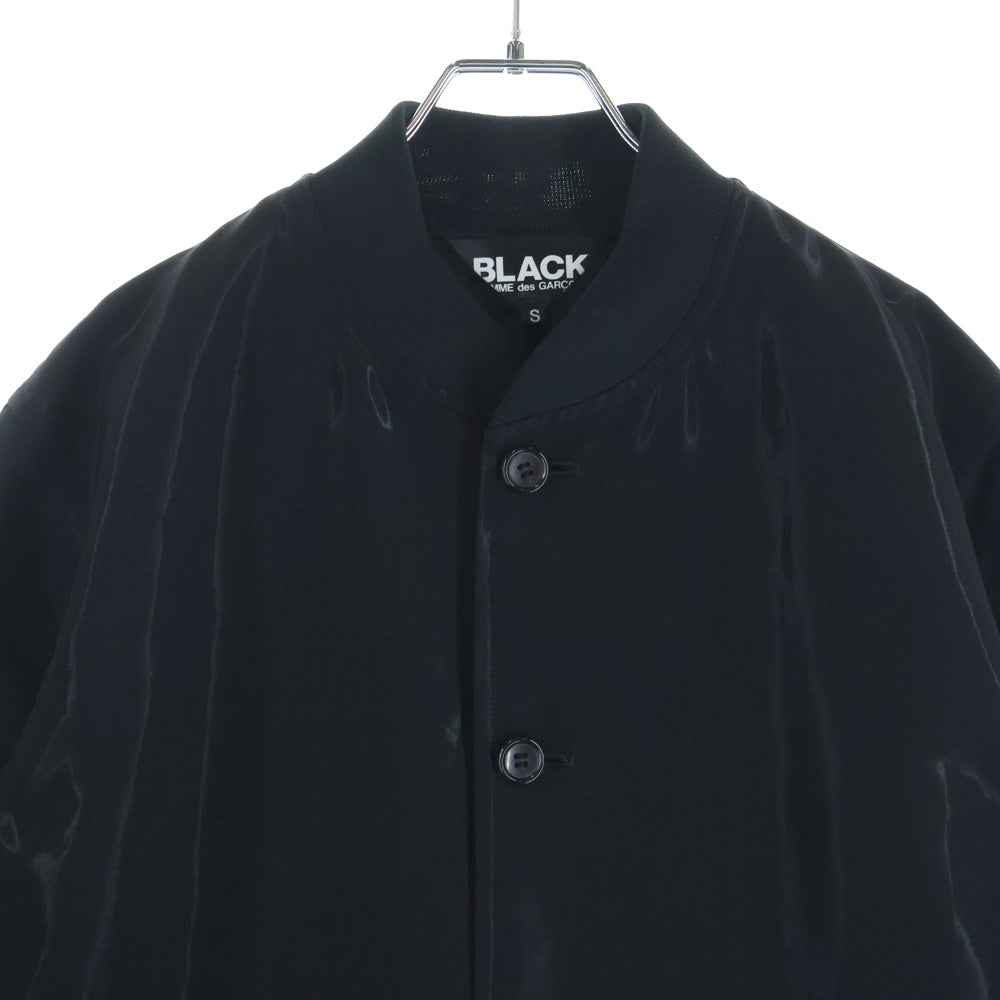 BLACK COMME des GARCONS(ブラックコムデギャルソン) 22SS AD2021 トリアセテート ロングコート ブラック 1I-C002