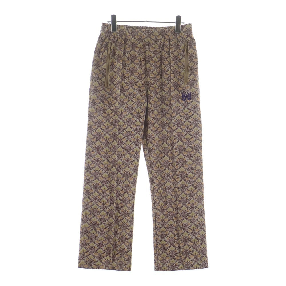 Needles(ニードルス) TRACK PANT 総柄 ドローストリング トラックパンツ ブラウン MR283
