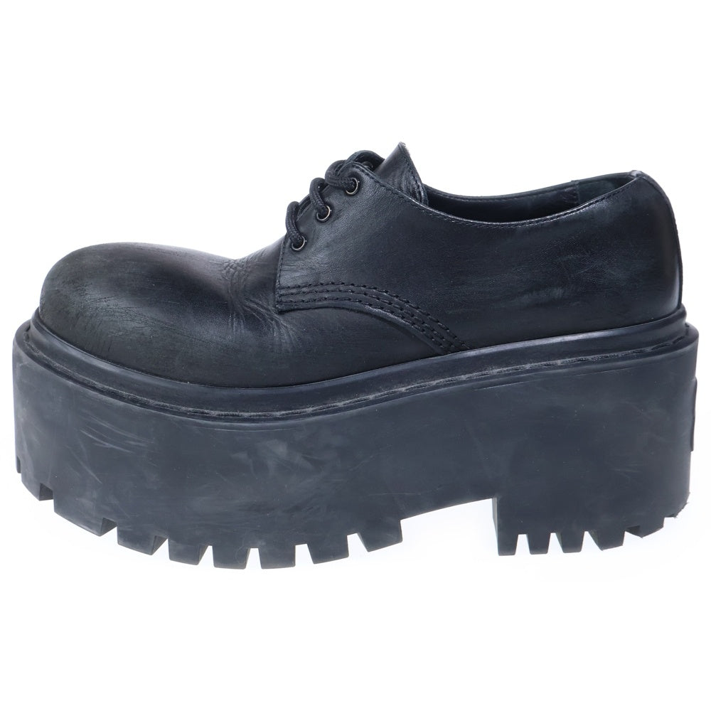 BALENCIAGA(バレンシアガ) 25SS WMNS STRIKE PRATFORM DARBY ウィメンズ プラットフォーム ダービー 厚底ローカットスニーカー レディース ブラック 820930