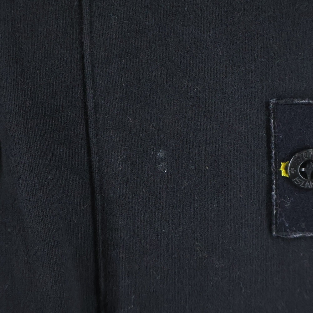 STONE ISLAND(ストーンアイランド) コンパスロゴパッチ マルチポケット スウェット カーゴパンツ ブラック 731563220