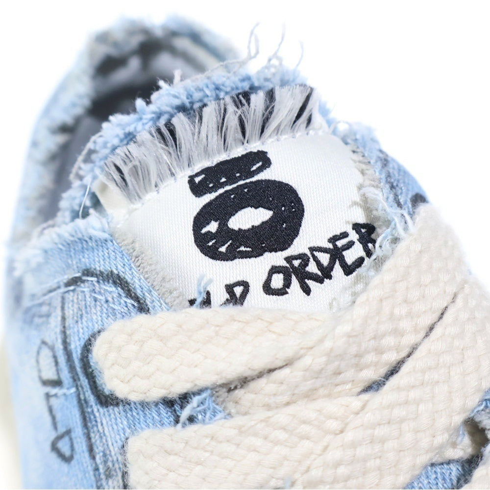 OLD ORDER(オールドオーダー) CANVAS DENIM OFF WHITE キャンバスデニム ローカットスニーカー ブルー/オフホワイト レディース US5/24cm O2320751