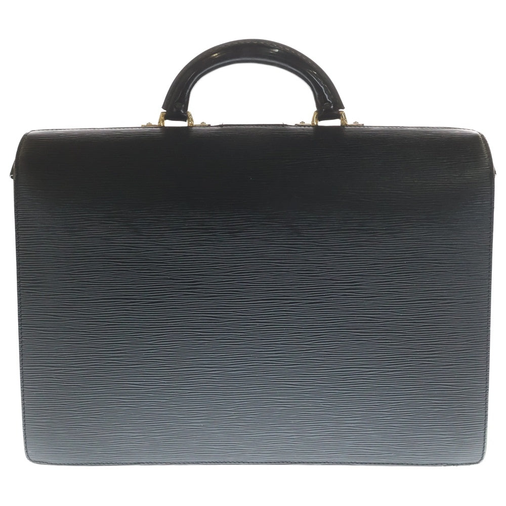 LOUIS VUITTON(ルイヴィトン) エピ セルヴィエット フェルモワール ゴールド金具 ハンド ビジネスバッグ ブラック M54352 RI0025