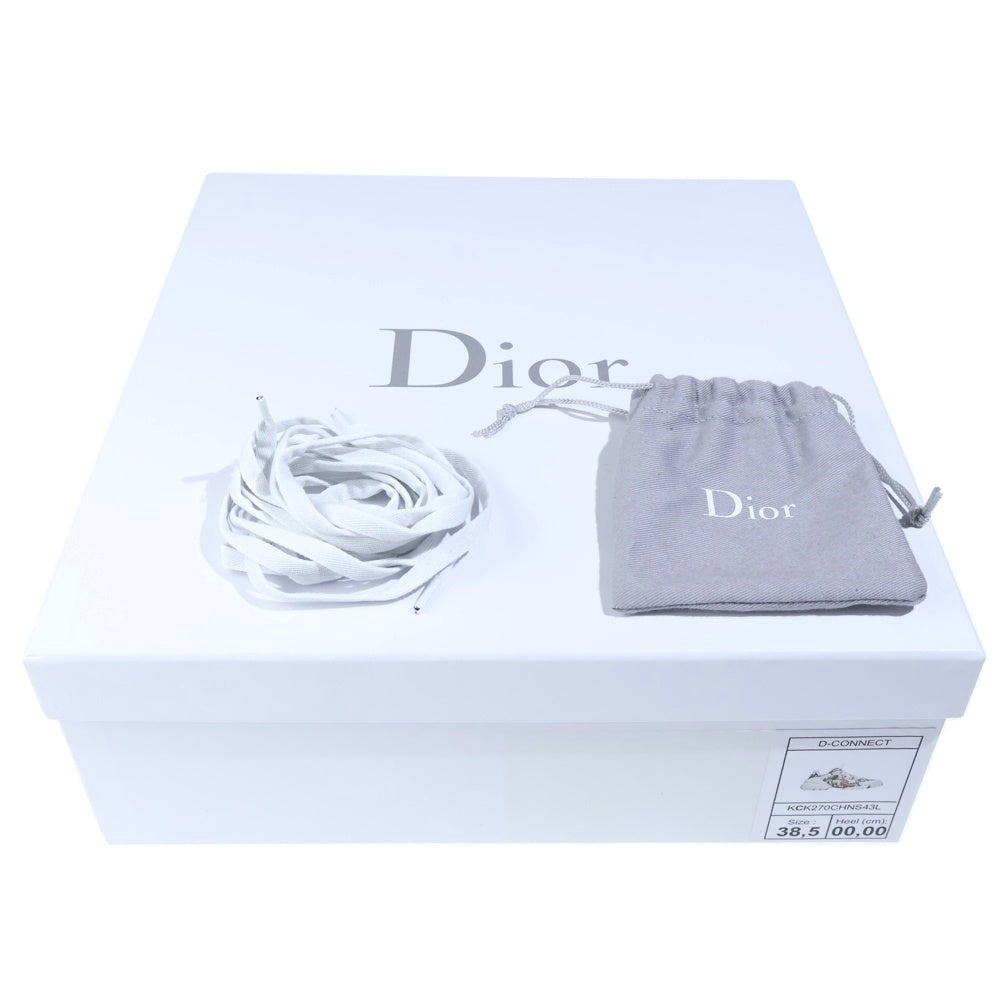 DIOR(ディオール) D-CONNECT Dコネクト レースアップ 花柄 ローカットスニーカー ホワイト