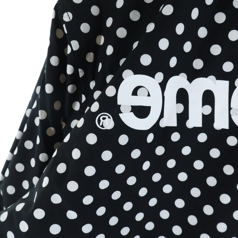SUPREME(シュプリーム) 14SS ×COMME des GARCONS SHIRT Reversible Varsity Baseball Jacket コムデギャルソンシャツ リバーシブル バーシティ ベースボールジャケット ブラック
