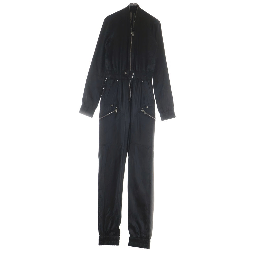 Rick Owens(リックオウエンス) 20AW バウハウス ラリー コーティング ジャンプスーツ つなぎ ブラック RP20F2520-QLX