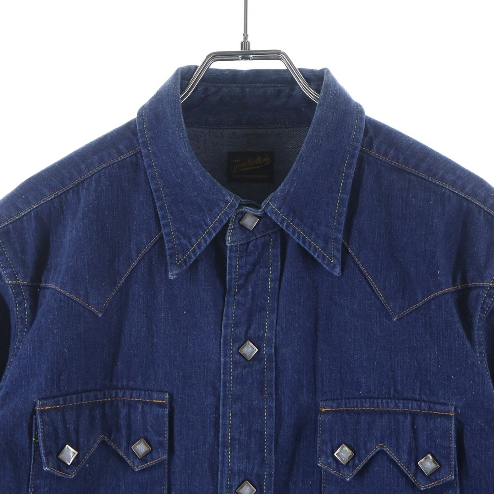 TENDERLOIN(テンダーロイン) T-WESTERN DENIM SHT 長袖ウエスタンデニムシャツ インディゴ