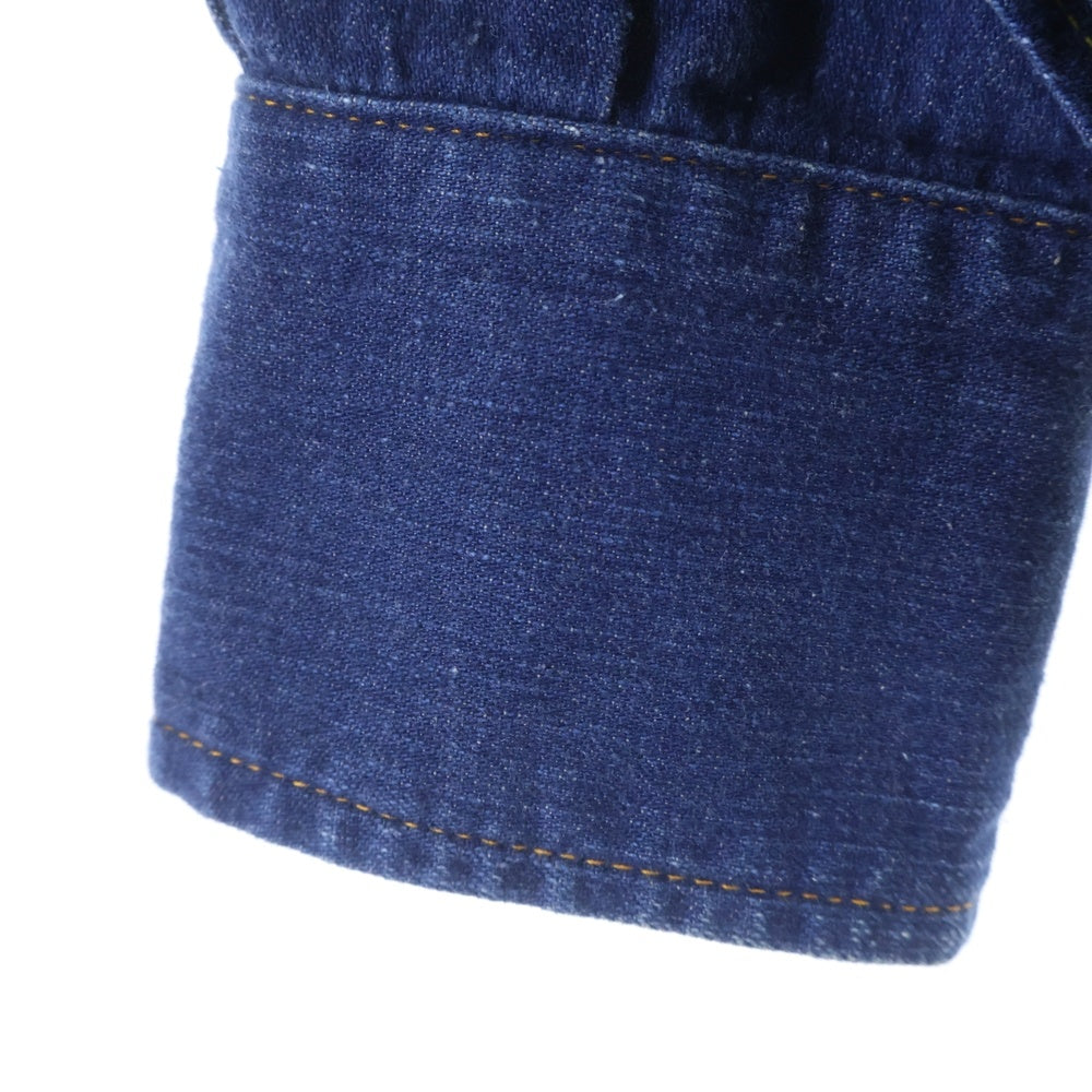 TENDERLOIN(テンダーロイン) T-WESTERN DENIM SHT 長袖ウエスタンデニムシャツ インディゴ