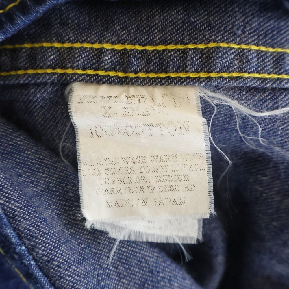 TENDERLOIN(テンダーロイン) T-WESTERN DENIM SHT 長袖ウエスタンデニムシャツ インディゴ