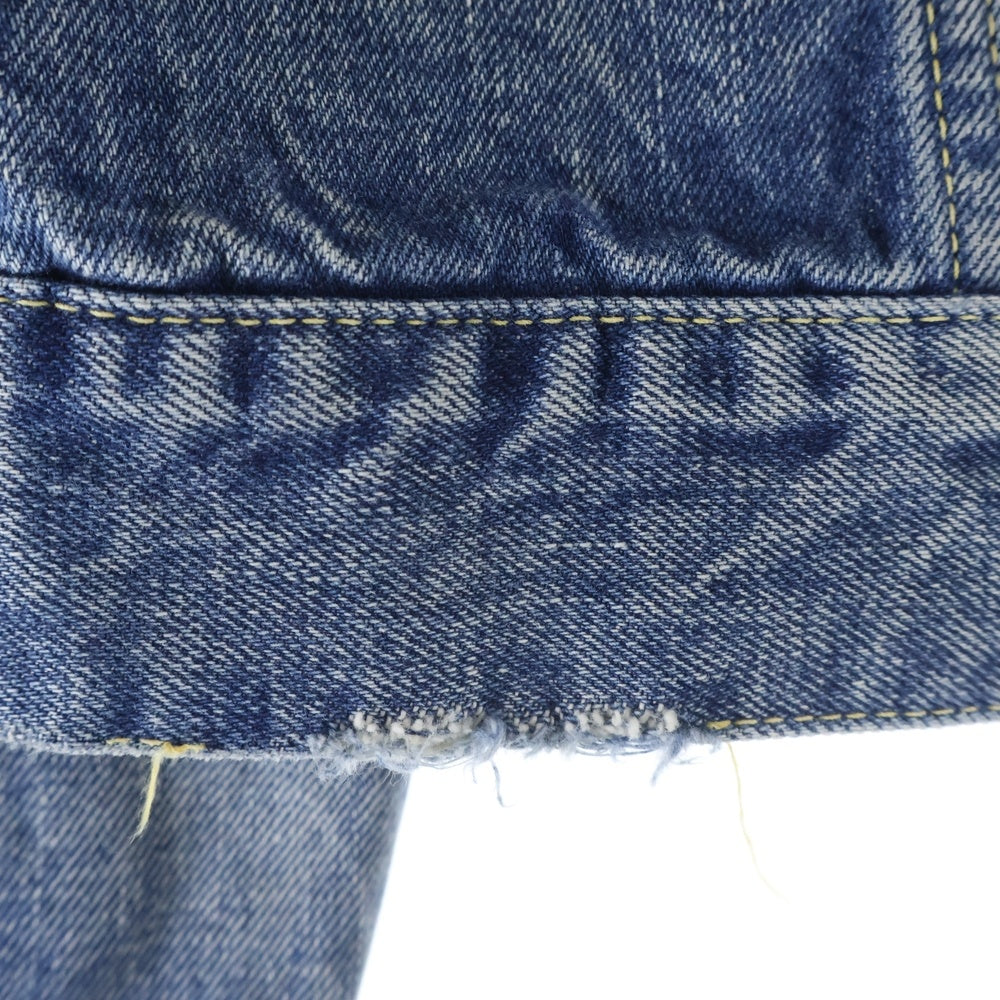 MINEDENIM(マインデニム) 18AW ダメージ加工 デニムトラッカージャケット インディゴ 1808-8001-85-022
