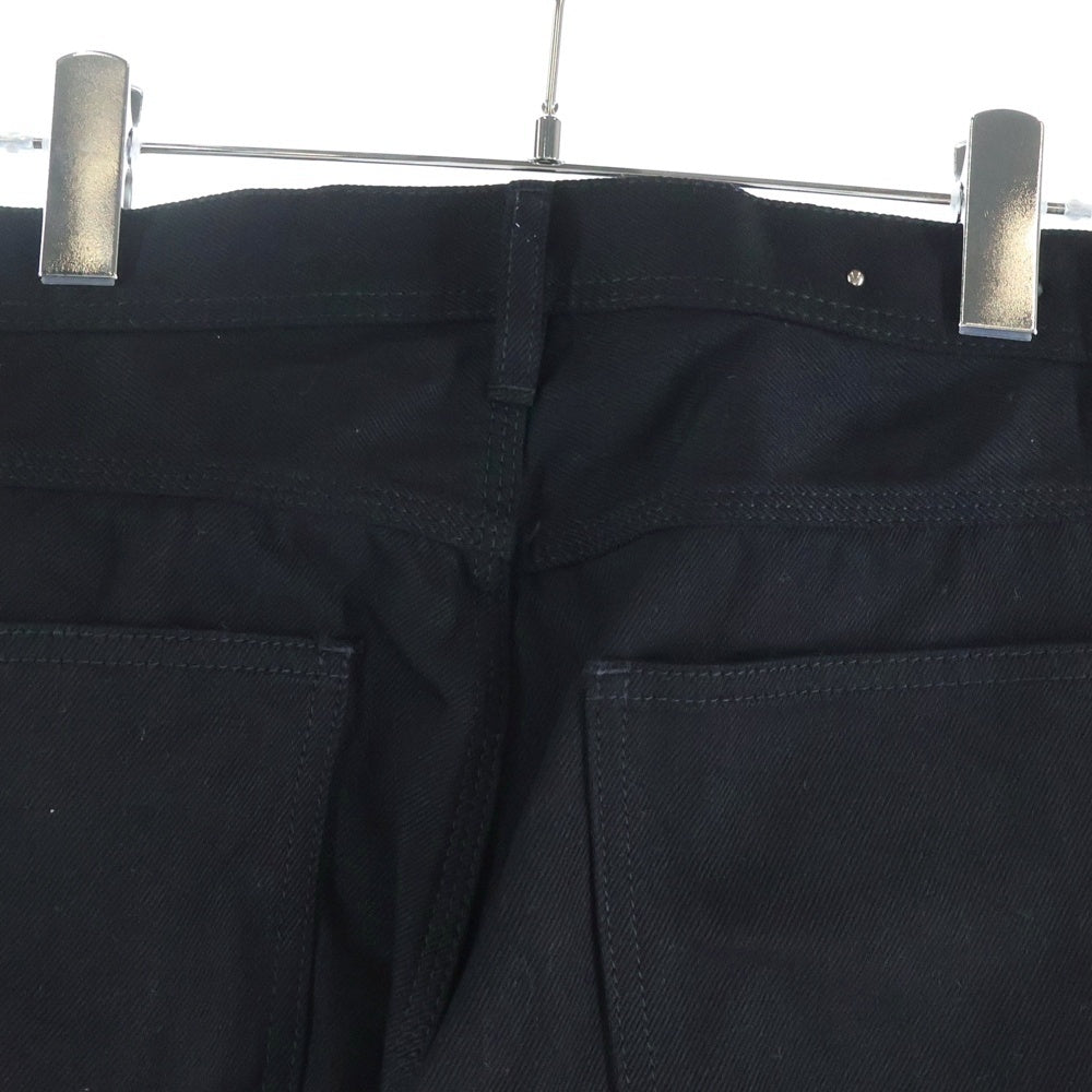 MINEDENIM(マインデニム) 24AW DOULE KNEE DENIM WORK PS RGD ダブルニー デニムワークパンツ ブラック 2411-7001-90-302