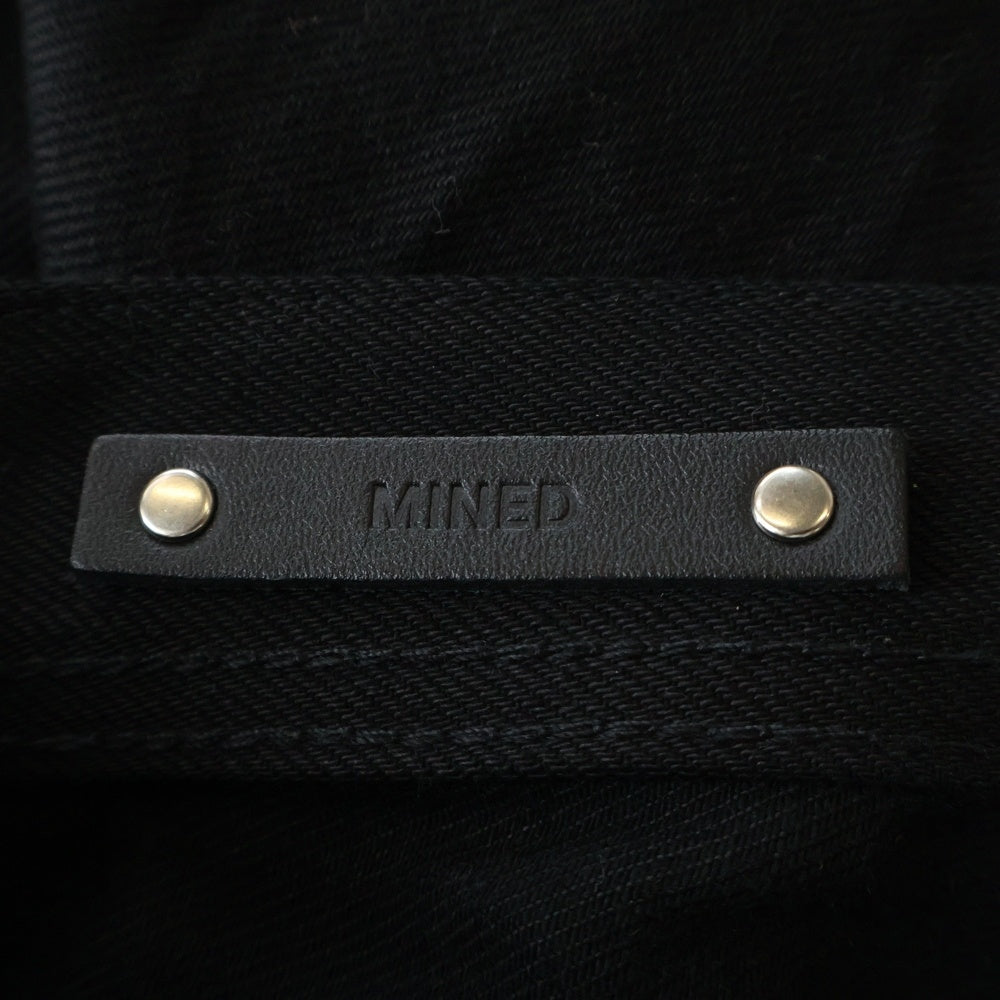 MINEDENIM(マインデニム) 24AW DOULE KNEE DENIM WORK PS RGD ダブルニー デニムワークパンツ ブラック 2411-7001-90-302