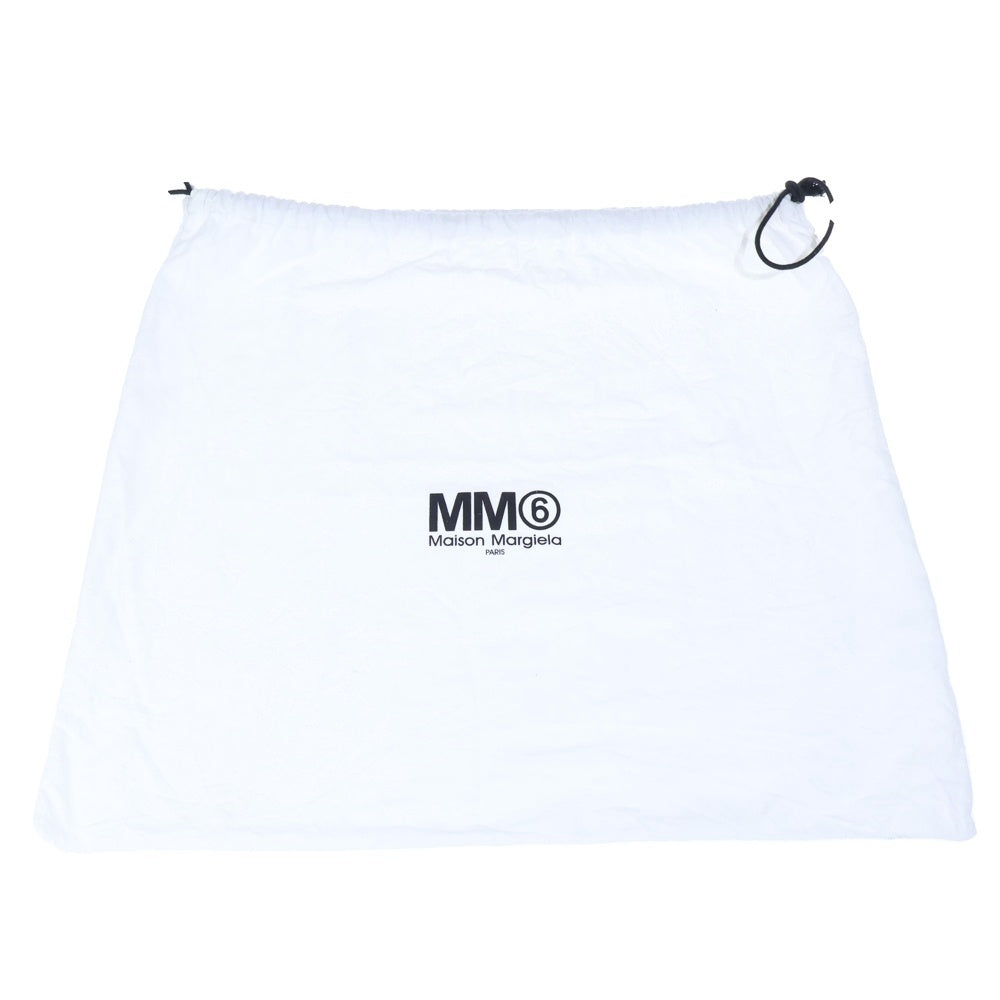 MM6 Maison Margiela(エムエムシックスメゾンマルジェラ) 24SS アナトミック リボンデザイン バレエ シューズ ブラック S59WZ0093