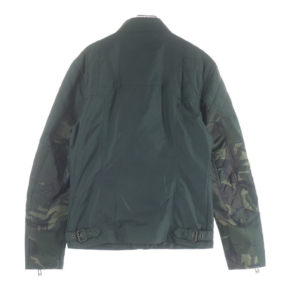 BELSTAFF(ベルスタッフ) ×SOPHNET ソフネット ナイロン ダブルライダースジャケット カーキ PROD-2016-1635-1