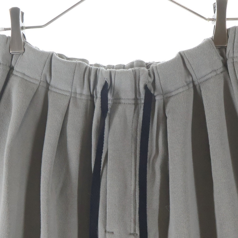 ANCELLM(アンセルム) TUCK SWEAT PANTS タックワイド スウェットパンツ グレー ANC-PT89