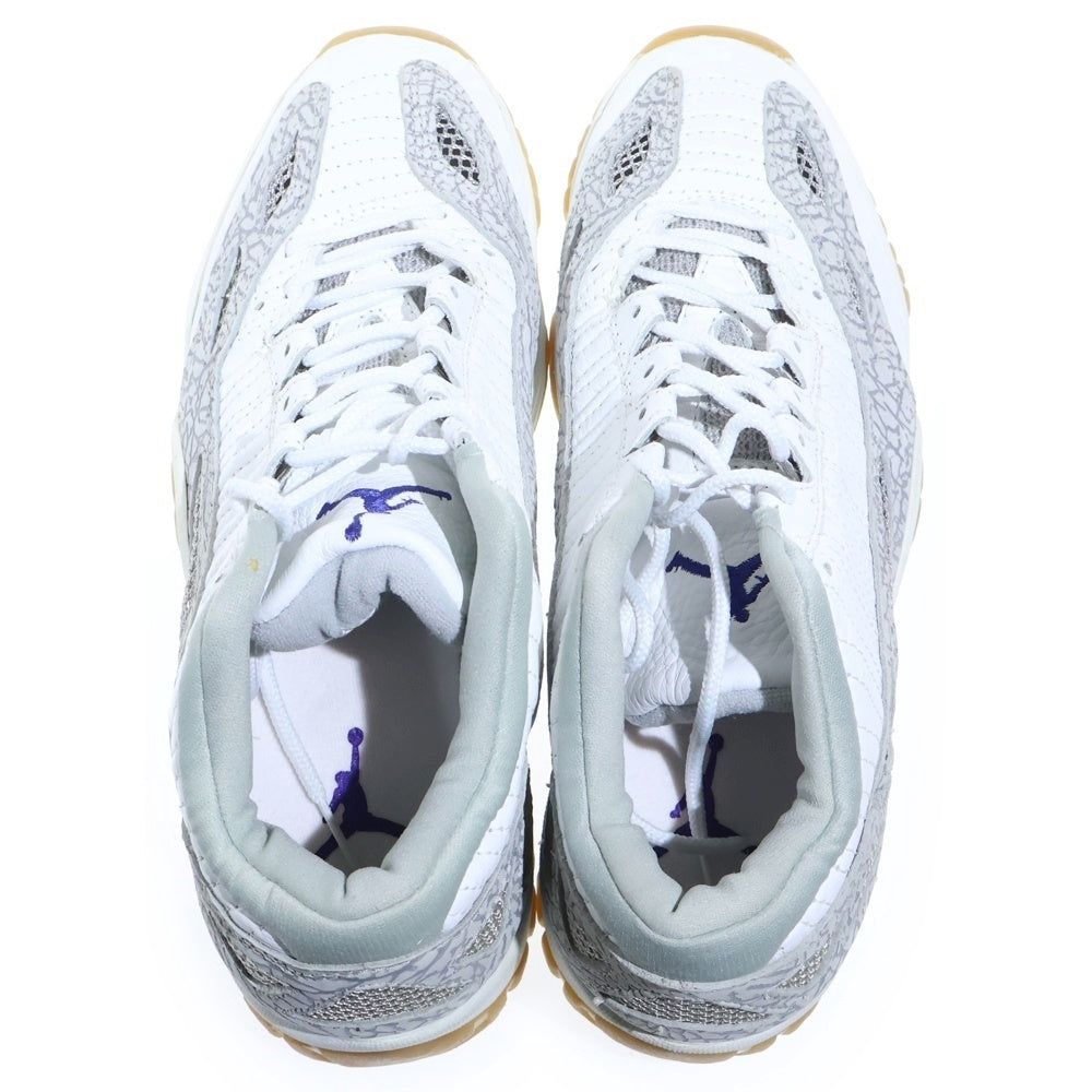 NIKE(ナイキ) 【観賞用1996年製】 AIR JORDAN 11 LOW RETRO IE OG COBALT エアジョーダン11 レトロ IE OG コバルト ローカットスニーカー ホワイト US9/27cm 130270-101