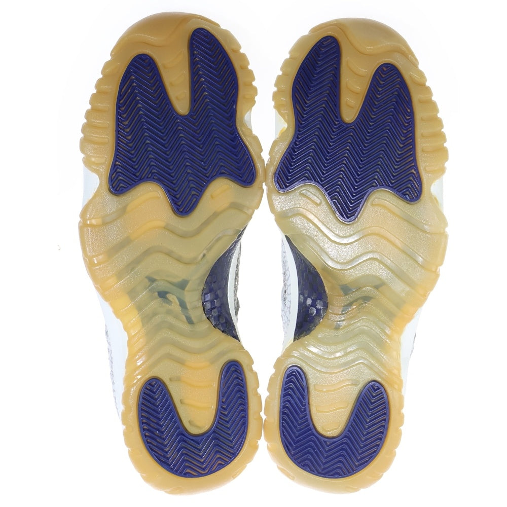 NIKE(ナイキ) 【観賞用1996年製】 AIR JORDAN 11 LOW RETRO IE OG COBALT エアジョーダン11 レトロ IE OG コバルト ローカットスニーカー ホワイト US9/27cm 130270-101
