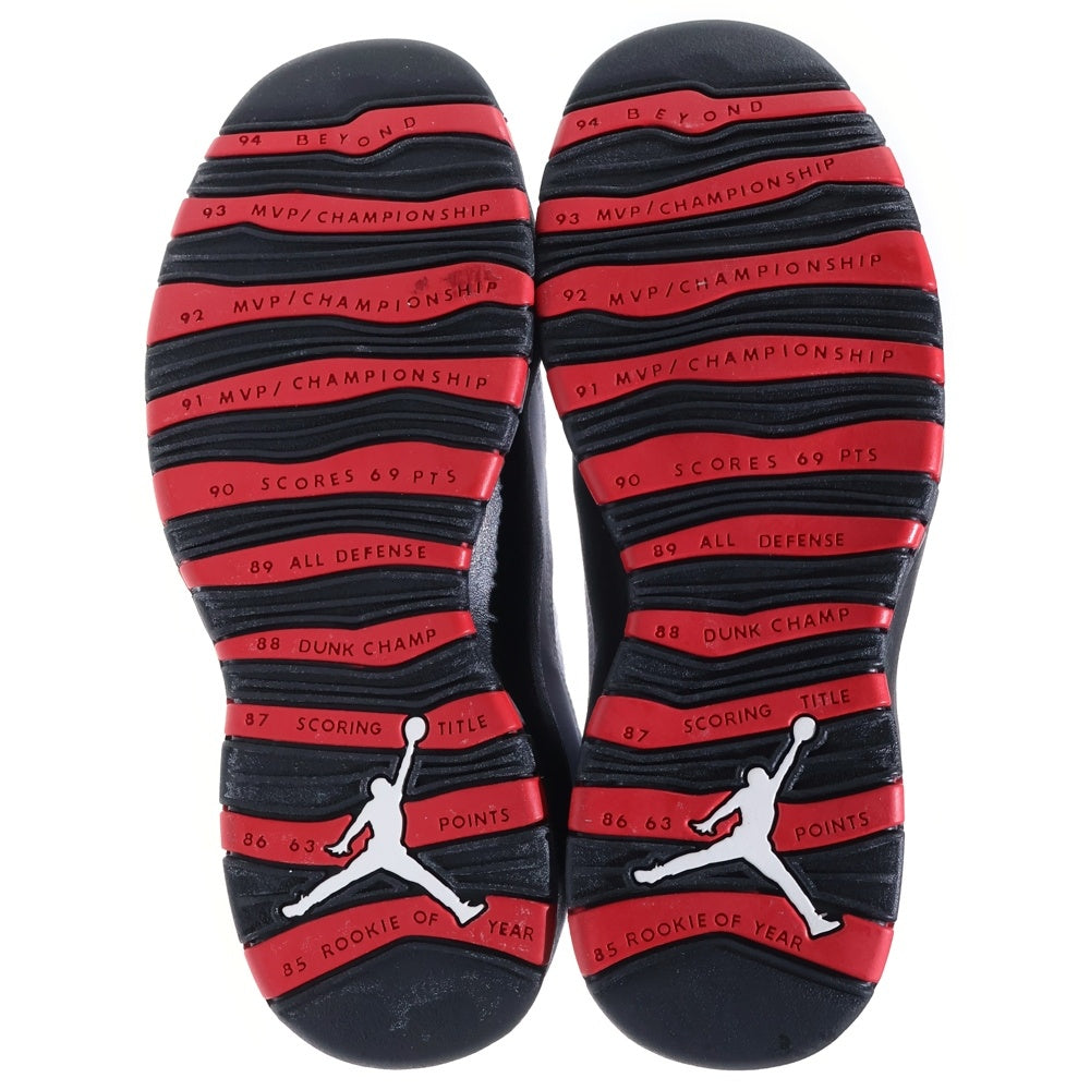 NIKE(ナイキ) 【観賞用2014年製】 AIR JORDAN 10 RETRO DOUBLE NICKEL エアジョーダン 10 レトロ ダブルニッケル ミッドカットスニーカー US9/27cm 310805-102