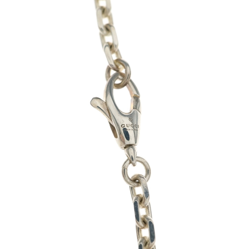 GUCCI(グッチ) ロゴプレート チェーンブレスレット Ag925 SV シルバー レディース