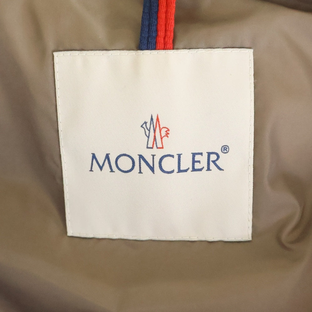 MONCLER(モンクレール) 21AW CUPIDONE キュピドン ベルテッド ファーフーデッドダウンコート ジャケット レディース ブラウン G20931A00094