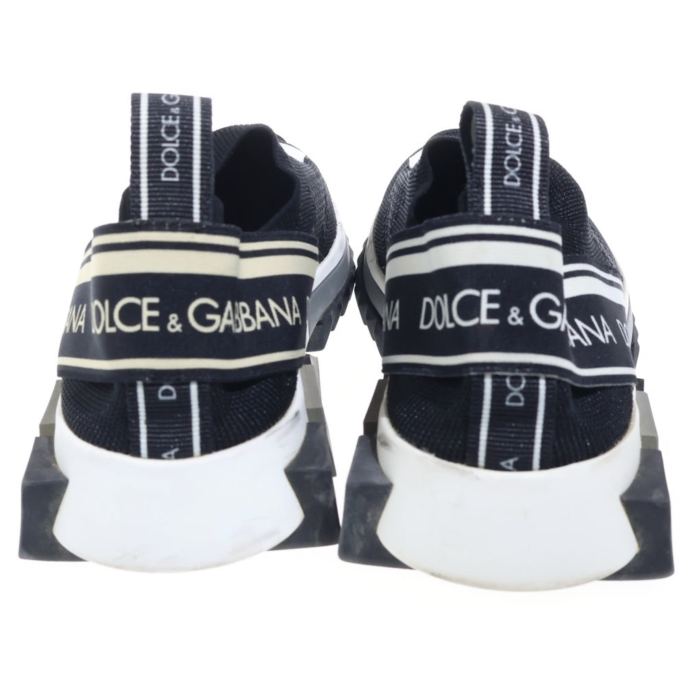 DOLCE & GABBANA(ドルチェアンドガッバーナ) ソレント シャークソール スリッポン ローカットスニーカー レディース ブラック