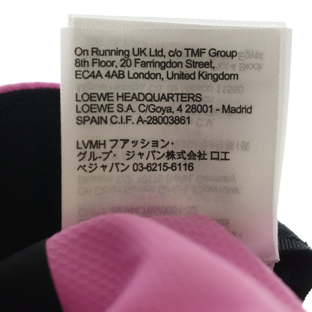 LOEWE(ロエベ) 24SS ×ON TECHNICAL SHELL CAP テクニカルシェルキャップ ピンク H929Y10X01