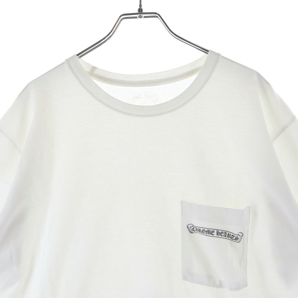 CHROME HEARTS(クロムハーツ) FLEURKNEE TEE フレアニー プリント クルーネック 半袖Tシャツカットソー ホワイト