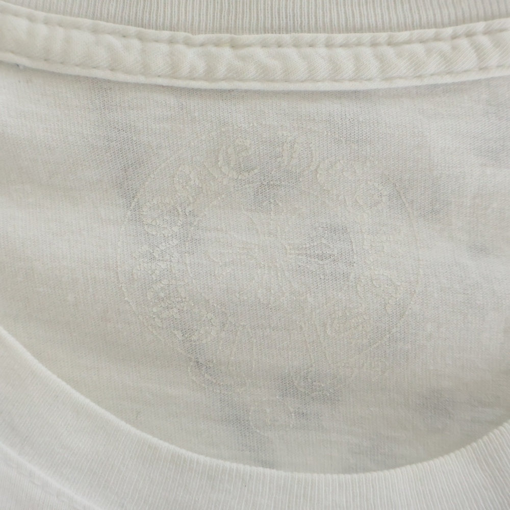 CHROME HEARTS(クロムハーツ) FLEURKNEE TEE フレアニー プリント クルーネック 半袖Tシャツカットソー ホワイト