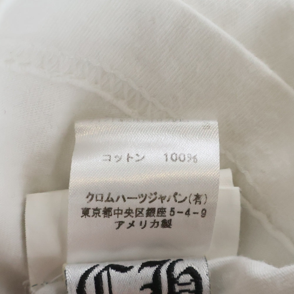 CHROME HEARTS(クロムハーツ) FLEURKNEE TEE フレアニー プリント クルーネック 半袖Tシャツカットソー ホワイト