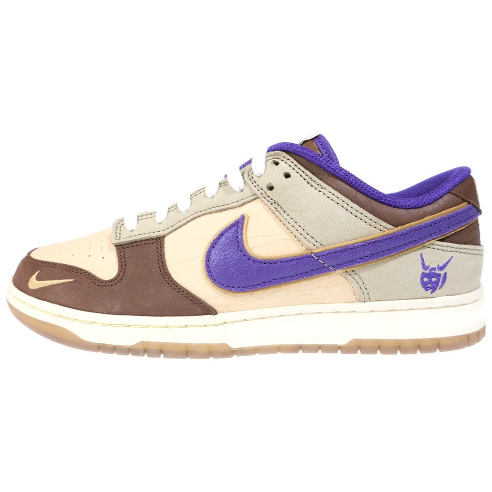NIKE(ナイキ) DUNK LOW PRM SETSUBUN ダンク プレミアム 節分 ローカットスニーカー ブラウン/パープル US9.5/27.5cm DQ5009-268