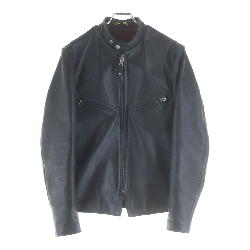 SCHOTT(ショット) 641XX 60S復刻 ステアハイド シングルライダースジャケット ブラック 9007