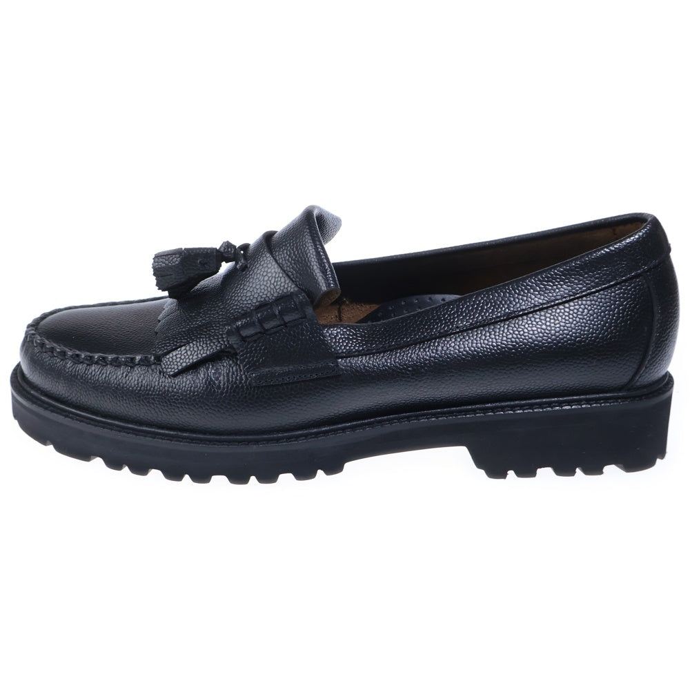 G.H.Bass WEEJUNS(ジーエイチバスウィージャンズ) LAYTON LUG SOFT GRAIN LOAFER レイトン ラグ ソフトグレイン ローファー ブラック BA11524G 100