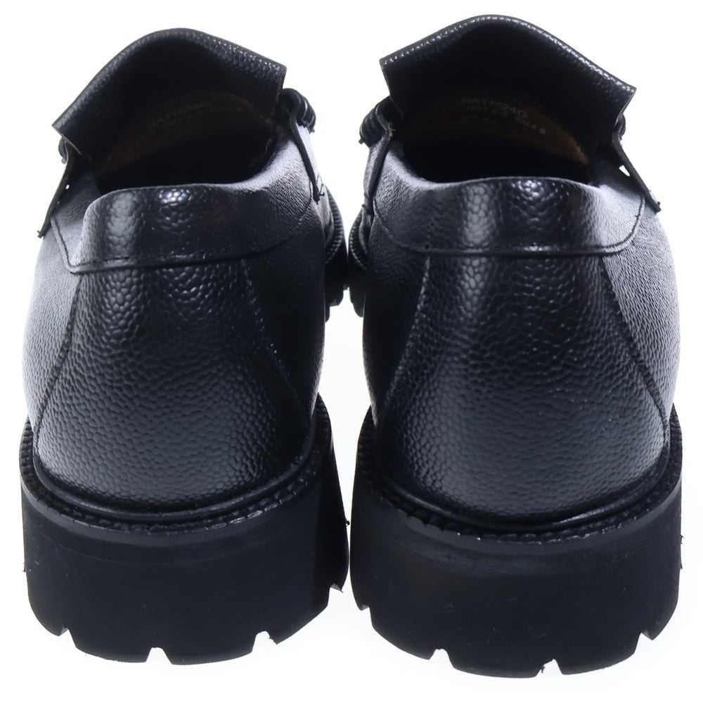 G.H.Bass WEEJUNS(ジーエイチバスウィージャンズ) LAYTON LUG SOFT GRAIN LOAFER レイトン ラグ ソフトグレイン ローファー ブラック BA11524G 100