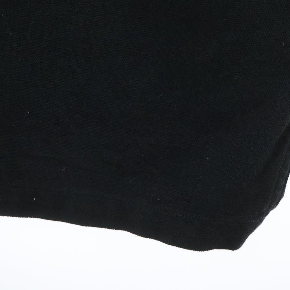 COMOLI(コモリ) 25SS コットンダックス テーパードパンツ ブラック B01-03007